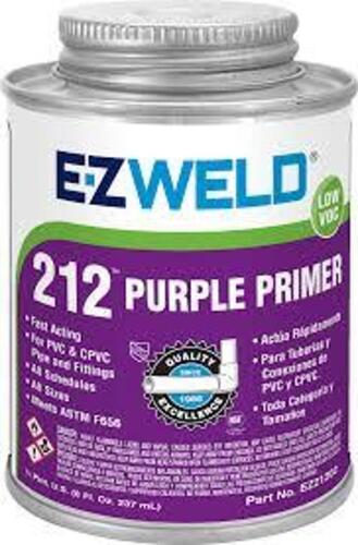 DESCRIPTION: (2) PURPLE PRIMER BRAND/MODEL: EZ WELD 212 #5E522 SIZE: 32 OZ RETAIL$: $13.43 EA QTY: 2