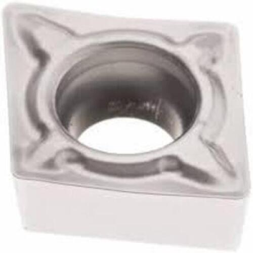 DESCRIPTION: (20) CCMT12.52-F1 CARBIDE TURNING INSERTS BRAND/MODEL: SECO CCMT060208-F1 TP3501 RETAIL$: $15.15 PER INSERT QTY: 20