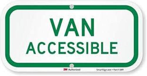 DESCRIPTION: (1) ALUMINUM VAN ACCESSIBLE SIGN RETAIL$: $15.00 EA QTY: 1