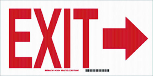 DESCRIPTION: (4) EXIT SIGN BRAND/MODEL: BRADY #22456 RETAIL$: $15.08 EA QTY: 4