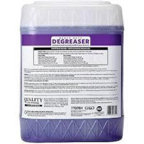 DESCRIPTION: (1) HEAVY DUTY DEGREASER BRAND/MODEL: 7700184 SIZE: 5 GALLON RETAIL$: $71.58 EA QTY: 1