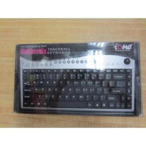 DESCRIPTION: (3) MULTIMEDIA TRACKBALL KEYBOARD BRAND/MODEL: SCORPIUS QTY: 3
