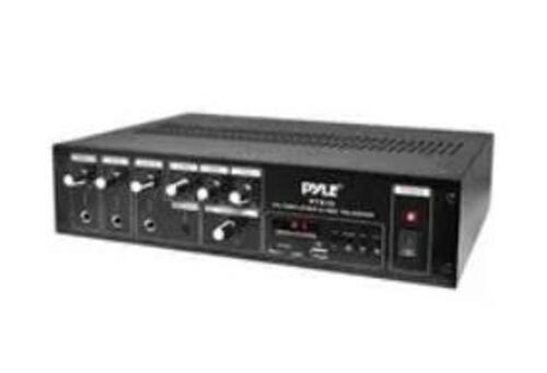 DESCRIPTION: (1) PA POWER AMPLIFIER BRAND/MODEL: PYLE/PT510 INFORMATION: 70V OUTPUT & MIC TALKOVER, USB & SD CARD READERS, FM TUNER SIZE: 12.6'' H x 7