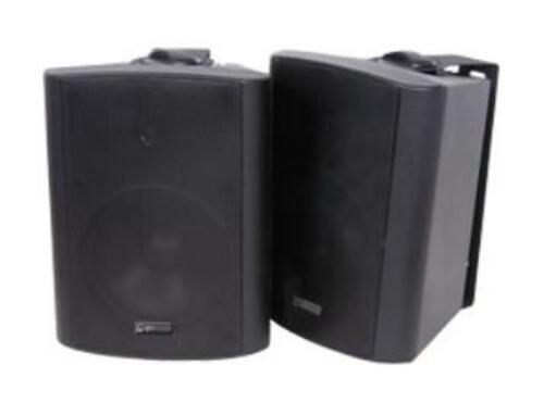 DESCRIPTION: (1) PAIR OF STEREO SPEAKERS BRAND/MODEL: ADASTRA/BC5-B INFORMATION: 8 OHM SIZE: 5 1/4" SPEAKERS QTY: 1