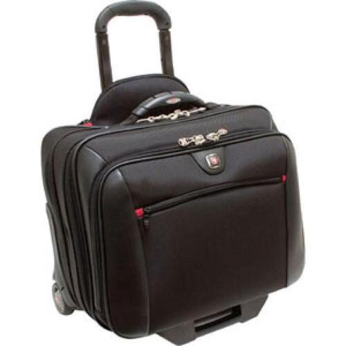 DESCRIPTION: (1) LAPTOP ROLLING CASE BRAND/MODEL: SWISSGEAR INFORMATION: FITS UP TO 15.4" LAPTOP SIZE: 10" X 17" X 15.5" QTY: 1