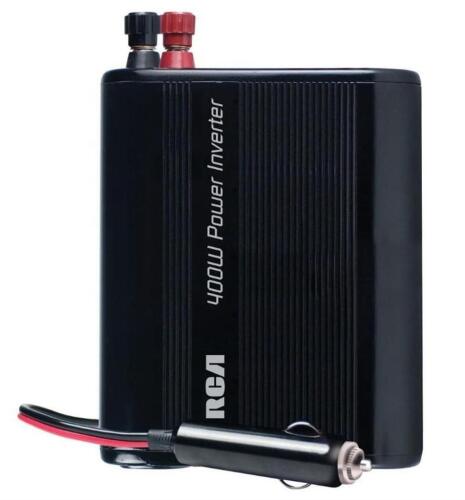 DESCRIPTION: (1) POWER INVERTER BRAND/MODEL: RCA INFORMATION: 400W, 120V, 2AC & 1 USB OUTLETS QTY: 1