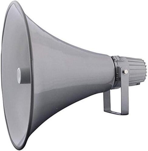DESCRIPTION: (1) PA HORN SPEAKER BRAND/MODEL: PYLE/PHSP16 INFORMATION: 80W POWER, 100V/70V SIZE: 16'' H x 16'' W x 16.5' QTY: 1