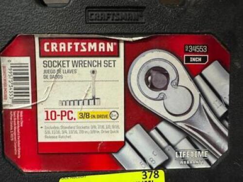 CRAFTSMAN 10PC SOCKET WRENCH SET