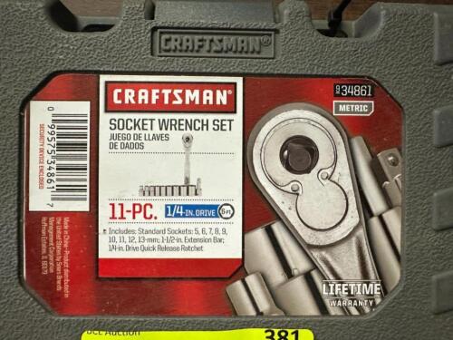 CRAFTSMAN 11PC SOCKET WRENCH SET