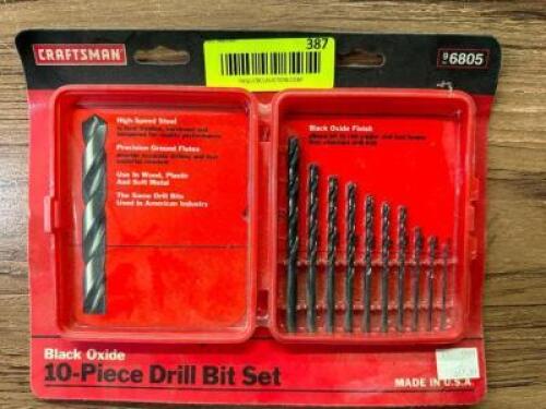 CRAFTSMAN 10PC DRILL BIT SET