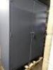 DESCRIPTION: (1) STORAGE CABINETBRAND/MODEL: STRONGHOLDINFORMATION: STEEL, DARK GRAYSIZE:&nbsp; APPROX 24" X 60" X 84"RETAIL$: $1275.00 EAQTY: 1 - 3