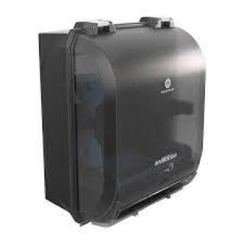 DESCRIPTION: (1) POWER TOWEL DISPENSER BRAND/MODEL: ENMOTION #59450A INFORMATION: BLACK SIZE: MOTION SENSOR RETAIL$: $60.00 EA QTY: 1