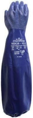 DESCRIPTION: (12) PAIRS OF CHEMICAL RESISTANT GLOVES BRAND/MODEL: SHOWA #NSK26 INFORMATION: BLUE SIZE: SIZE 8, SMALL RETAIL$: $147.40 TOTAL QTY: 12