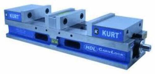 DESCRIPTION: (1) DOUBLE LOCK, DOUBLE STATION VISE WITH HARD JAW KIT BRAND/MODEL: KURT #HDL6J INFORMATION: BLUE SIZE: 6" RETAIL$: $2476.00 EA QTY: 1