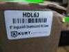 DESCRIPTION: (1) DOUBLE LOCK, DOUBLE STATION VISE WITH HARD JAW KIT BRAND/MODEL: KURT #HDL6J INFORMATION: BLUE SIZE: 6" RETAIL$: $2476.00 EA QTY: 1 - 2