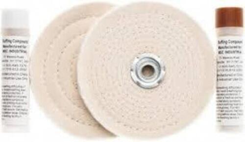 DESCRIPTION: (1) BUFFING WHEEL KIT BRAND/MODEL: DICO #01736305 SIZE: 4" X 1/4" RETAIL$: $46.60 EA QTY: 1
