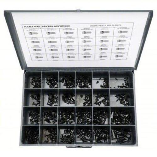 DESCRIPTION: (1) SOCKET HEAD CAP SCREW ASSORTMENT SET BRAND/MODEL: HOLOKROME #560002652 INFORMATION: ALLOY, STEEL RETAIL$: $235.38 EA QTY: 1
