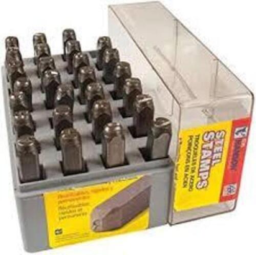 DESCRIPTION: (1) HEAVY DUTY LETTER STAMPS BRAND/MODEL: C.H. HANSON #21151 SIZE: 3/8" RETAIL$: $181.28 EA QTY: 1