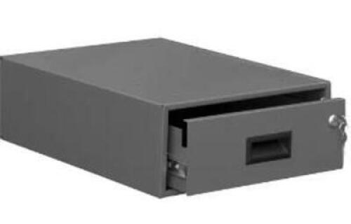 DESCRIPTION: (1) SLIDING DRAWER BRAND/MODEL: DURHAM INFORMATION: STEEL, GRAY SIZE: 13-5/16" W X 19-1/2"D RETAIL$: $139.95 EA QTY: 1