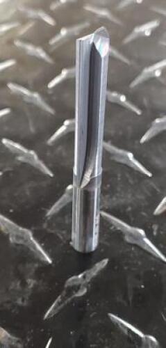 (4) STRAIGHT FLUTE CARBIDE DRILL