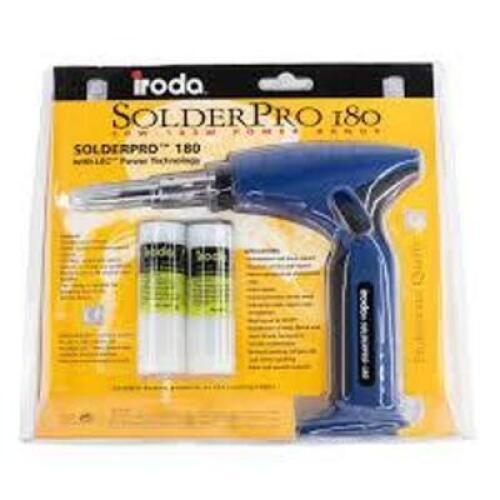 DESCRIPTION: (1) SOLDERPRO BRAND/MODEL: IRODA #180 INFORMATION: 30 W -185 W POWER RANGE RETAIL$: $64.95 EA QTY: 1