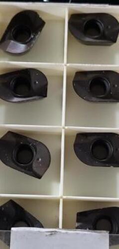 DESCRIPTION: (20) XOMX STYLE MILLING INSERTS BRAND/MODEL: SECO XOMX180663R-M10 RETAIL$: $24.60 QTY: 20