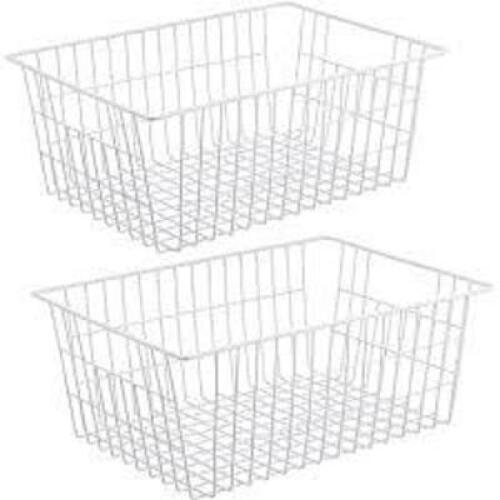 DESCRIPTION: (2) BOXES OF (4) WIRE BASKETS BRAND/MODEL: BLUE PANDA INFORMATION: WIRE CHROME RETAIL$: $19.99 EA QTY: 2