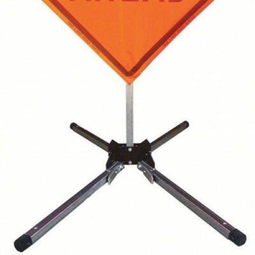 DESCRIPTION: (1) SIGN SAND BRAND/MODEL: EASTERN SIGNS AND SAFETY #23Y985 INFORMATION: 48 IN X 48 IN COMPATIBLE SIGN SIZE, 4 LEGS, 25 IN TO 38 IN, ROLL