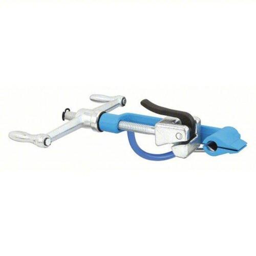 DESCRIPTION: (1) BAND CLAMP TOOL BRAND/MODEL: BAND-IT #2LNP6 SIZE: 0.1875 in Min. Strapping Wd, 0.75 in Max. Strapping Wd, 8 in Tool Wd RETAIL$: $224.