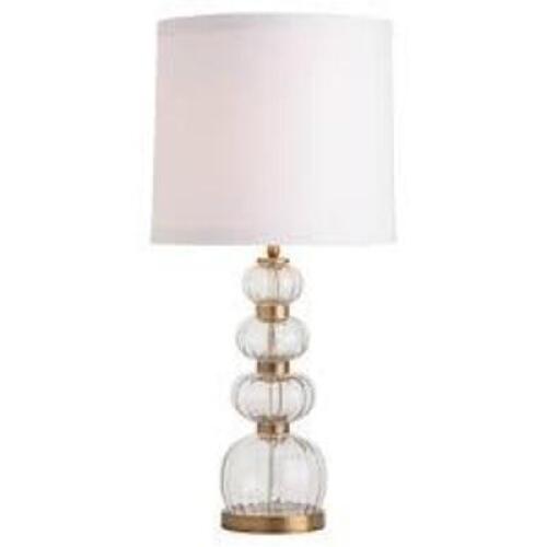 DESCRIPTION: (1) JAVA LAMP BRAND/MODEL: ARTERIORS HOME 44361 RETAIL$: $57.25 EA QTY: 1