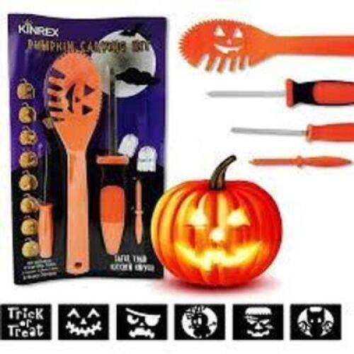 DESCRIPTION: (1) PUMPKIN CARVING TOOL SET RETAIL$: $4.98 EA QTY: 1