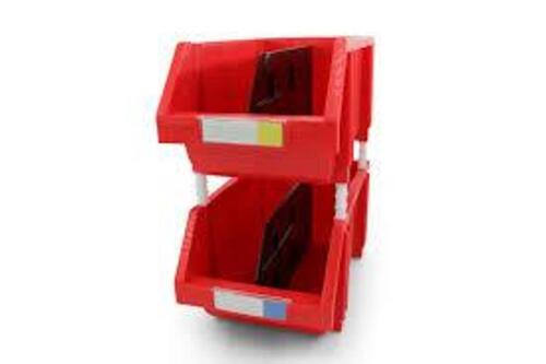 DESCRIPTION: (1) CASE OF (2) STACKABLE STORAGE BIN SIZE: 18X11 RETAIL$: $50.00 EA QTY: 1