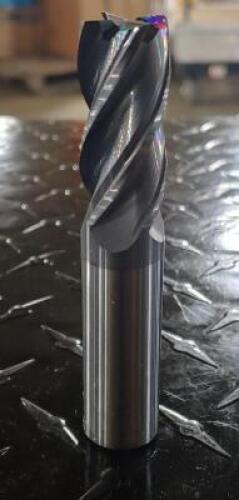 DESCRIPTION: (1) 4 FLUTE SOLID CARBIDE SQUARE END MILL BRAND/MODEL: ACCUPRO 65848509 RETAIL$: $228.82 SIZE: 3/4" CUT/SHANK DIA QTY: 1