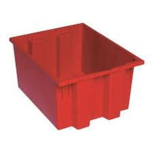 DESCRIPTION: (3) STACK AND NEST CONTAINER BRAND/MODEL: AKRO-MILS INFORMATION: RED RETAIL$: $176.52 TOTAL QTY: 3