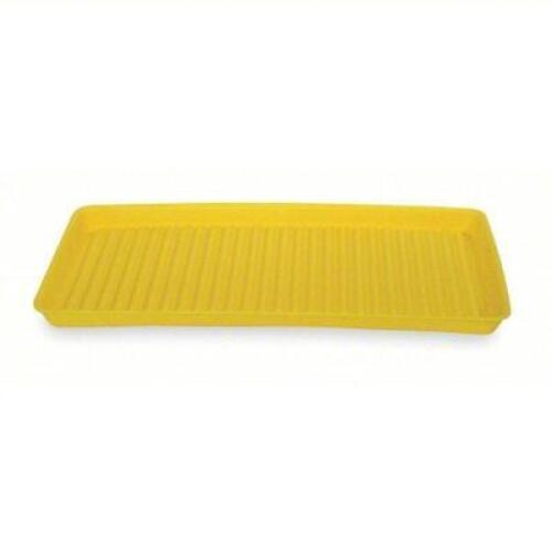 DESCRIPTION: (1) SPILL TRAYBRAND/MODEL: EAGLE #2RNU5INFORMATION: YELLOWSIZE: 5 GALLON CAP, APPROX 18 1/4" X 36 1/4" X 2"RETAIL$: $51.50 EAQTY: 1