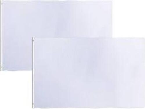 DESCRIPTION: (1) CASE OF (30) WHITE FLAGS SIZE: 40X35X40 CM RETAIL$: $24.58 EA QTY: 1