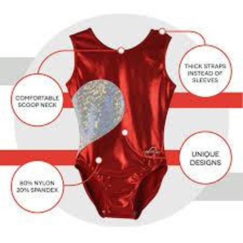 DESCRIPTION: (1) CASE OF APPROX (10) GYMNASTICS LEOTARD BRAND/MODEL: OBERSEE INFORMATION: RED HEART SIZE: CXXS RETAIL$: $53.00 EA QTY: 1