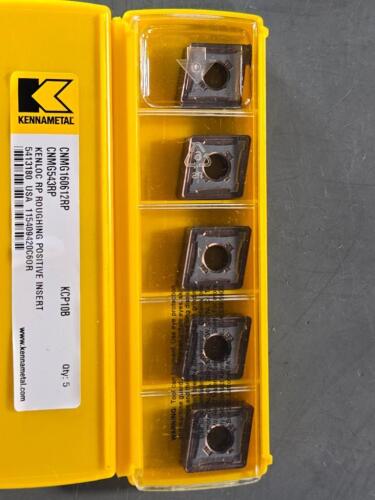 DESCRIPTION: (10) CARBIDE TURNING INSERTS BRAND/MODEL: KENNAMETAL CNMG160612RP RETAIL$: $365.85 QTY: 10