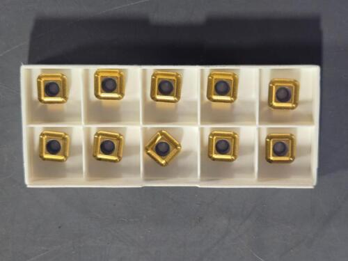 DESCRIPTION: (10) CARBIDE MILLING INSERTS BRAND/MODEL: SECO SPGX0903-C1 RETAIL$: $247.10 QTY: 10