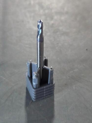 DESCRIPTION: (2) CARBIDE BALL END MILLS BRAND/MODEL: MICROCUT 86100B SIZE: .100" DIA .300" LOC RETAIL$: $46.50 QTY: 2