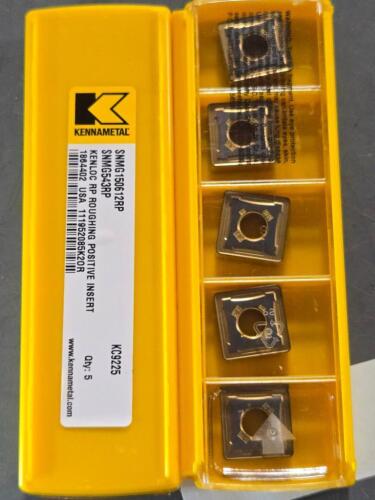 DESCRIPTION: (10) CARBIDE TURNING INSERTS BRAND/MODEL: KENNAMETAL SNMG543RP RETAIL$: $360.60 QTY: 10
