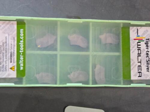 DESCRIPTION: (20) CARBIDE GROOVING INSERTS BRAND/MODEL: WALTER SX5CE4 RETAIL$: $454.00 QTY: 20