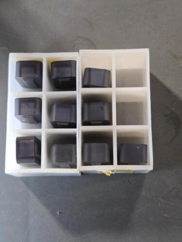 DESCRIPTION: (10) CARBIDE RAILROAD INSERTS BRAND/MODEL: KENNAMETAL KRR658680 RETAIL$: $812.50 QTY: 10