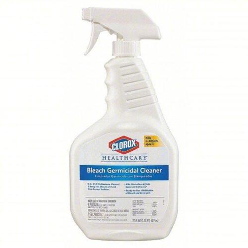DESCRIPTION: (6) BLEACH GERMICIDAL CLEANER BRAND/MODEL: CLOROX HEALTHCARE #6VDE6 SIZE: 32 OZ RETAIL$: $11.66 EA QTY: 6