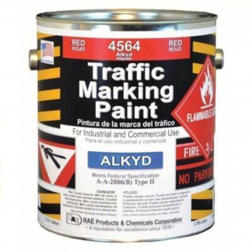 DESCRIPTION: (2) TRAFFIC ZONE MARKING PAINT BRAND/MODEL: RAE #3EHH4 INFORMATION: RED SIZE: 1 GALLON RETAIL$: $100.00 EA QTY: 2