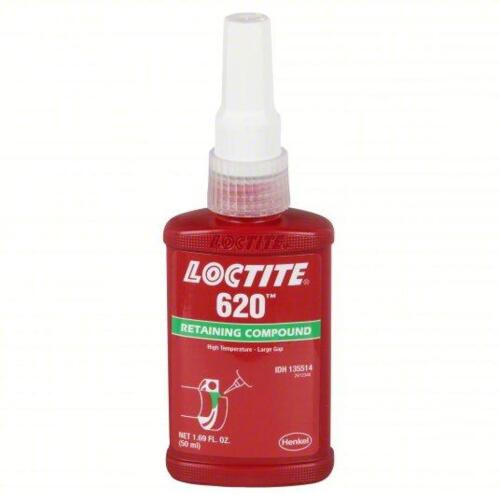 DESCRIPTION: (4) RETAINING COMPOUND BRAND/MODEL: LOCTITE #620 4KM33 SIZE: 1.69 FL OZ RETAIL$: $73.58 EA QTY: 4