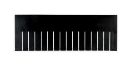 DESCRIPTION: (2) BAGS OF (6) BIN DIVIDER BRAND/MODEL: AKRO-MILS #899805535 INFORMATION: BLACK RETAIL$: $40.87 EA QTY: 2