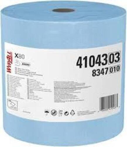 DESCRIPTION: (1) DISPENSER BOX OF DRY WIPES BRAND/MODEL: WYPALL #2VHT6 INFORMATION: X80, SUPER HEAVY ABSORBENCY SIZE: 160 SHEETS RETAIL$: $63.61 EA QT