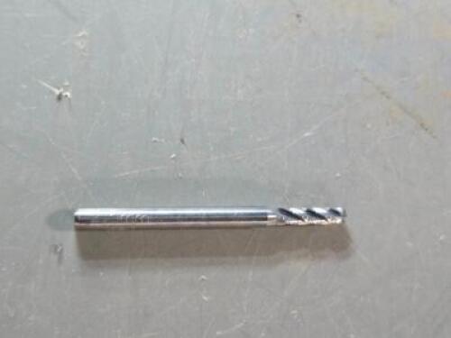 DESCRIPTION: (5) SOLID CARBIDE SQ END MILL BRAND/MODEL: ACCUPRO 07764475 SIZE: 5/64" DIA 1/4" LOC RETAIL$: $59.94 QTY: 5