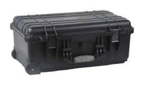 DESCRIPTION: (1) WEATHERPROOF EQUIPMENT CASE WITH FOAM INSIDE BRAND/MODEL: MCM #22-24130 INFORMATION: BLACK SIZE: 22" RETAIL$: $89.95 EA QTY: 1